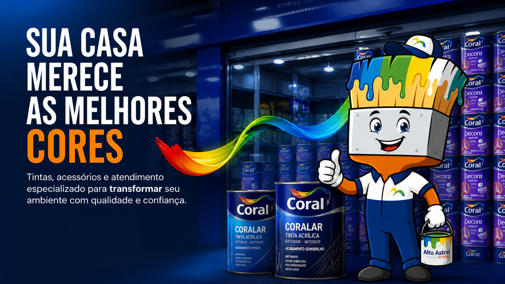 Sua casa merece as melhores cores